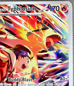 Pokemon TCG Ethans Typhlosion Full Art Card Destined Rivals 190/182 NM - Image 5