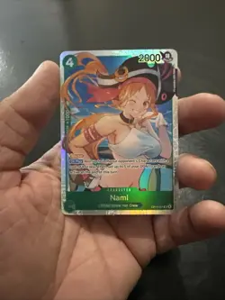 Nami OP14-031 (SR) – The Azure Sea’s Seven – One Piece TCG – English Super Rare - Image 1