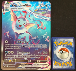 Pokemon Vaporeon VMAX - XXL Karte - SWSH182 Promo JUMBO - Englisch - NM - Image 1