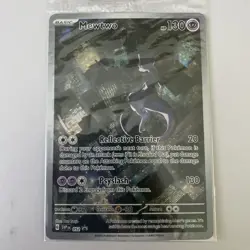 Pokemon Mewtwo TCG SVP 052 Scarlet Violet 151 Factory Sealed Promo Card Mint - Image 1