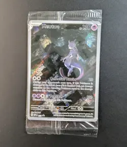 Pokemon Mewtwo TCG SVP 052 Scarlet Violet 151 Factory Sealed Promo Card - Image 1