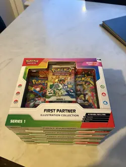 Pokemon TCG First Partner Illustration Collection Series boxes x 5 - Image 3