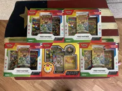 Pokemon TCG: First Partner Illustration Collection Series 1 Bundle 5 Boxes - Image 1
