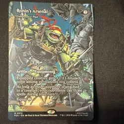 MTG Ronin's Arsenal M 0015 Foil Alt Art Mythic Artifact Secret Lair TMNT - Image 1
