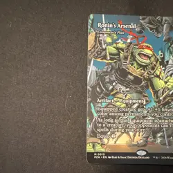 MTG Ronin's Arsenal M 0015 Foil Alt Art Mythic Artifact Secret Lair TMNT - Image 5