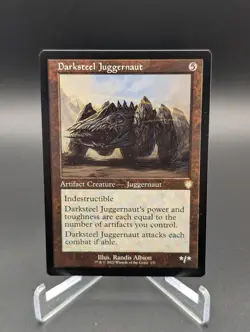 Darksteel Juggernaut (Retro Frame) Commander: the Brothers' War Regular - Image 1