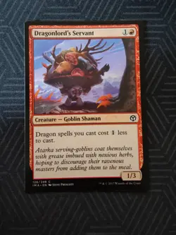 mtg dragonlord's servant iconic masters - Image 1