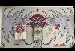 Mtg Atraxa Philadelphia Festival Magic Con Sleeves Deck Box Playmat Godmachine - Image 1