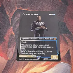 King T’Challa Black Panther X1 Mtg Marvel Super Heroes Nm Borderless 0373 - Image 1