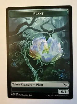 MTG Murders at Karlov Manor Plant Token 0009 NM - Image 1