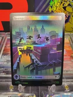 Swamp 0193/302 Basic Land *FOIL* MTG Teenage Mutant Ninja Turtles - Image 1