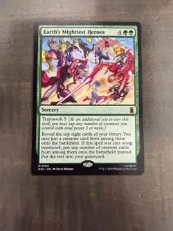 MTG: MARVEL SUPER HEROES, 0165, EARTH'S MIGHTIEST HEROS, MYTHIC, MSH, REGULAR - Image 1