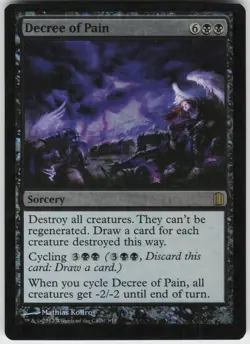 FOIL DECREE OF PAIN 3 R NEAR MINT - Image 1