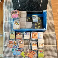 MASSIVE 2500 Pokemon Card Bulk Lot + ETB Box - Phantasmal Flames, 600 Holo/Rev - Image 1