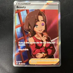 Pokemon Trainer Beauty Vivid Voltage TCG Card 181/185 NM - Image 1