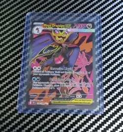 Mega Dragalge ex 104/086 Me04: Chaos Rising Full Art Holo Double Rare Pokemon - Image 1