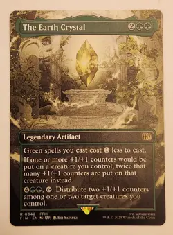 The Earth Crystal Final Fantasy #342 Borderless Rare Regular NM+ - Image 1