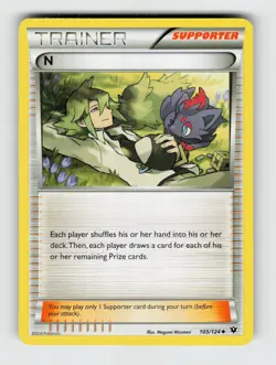 N 105/124 - Pokemon - Fates Collide - Uncommon - NM - Image 1