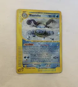 Blastoise - 4/165 - Pokemon Expedition Holo Rare Card HP - Image 1