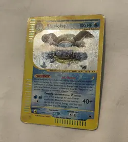 Blastoise - 4/165 - Pokemon Expedition Holo Rare Card HP - Image 4