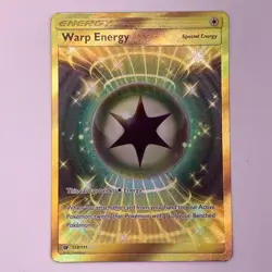Pokemon Card Warp Energy 123/111 Trainer Crimson Invasion Secret Rare NM - Image 1