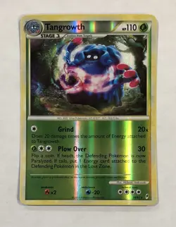 Pokemon TANGROWTH Card 34/95 Reverse Holo Rare Call of Legends LP English TCG - Image 1