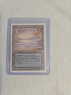 Magic the Gathering Underground Sea Revised Edition Dual Land LP - Image 1