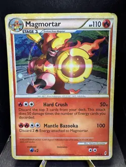Pokemon TCG Call of Legends Magmortar 16/95 Cosmos Holo Rare HP - Image 1