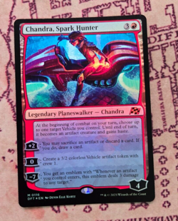 MTG Foil Foil Chandra, Spark Hunter Aetherdrift NM - Image 1