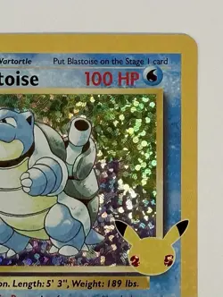 Blastoise - 2/102 - Celebrations: Classic Collection Holo Rare Pokemon Card - NM - Image 4