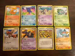 Pokemon 2006 Crystal Guardians Card Lot - X8 Cards - Charmander, Mudkip + LP+ - Image 1