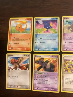 Pokemon 2006 Crystal Guardians Card Lot - X8 Cards - Charmander, Mudkip + LP+ - Image 2