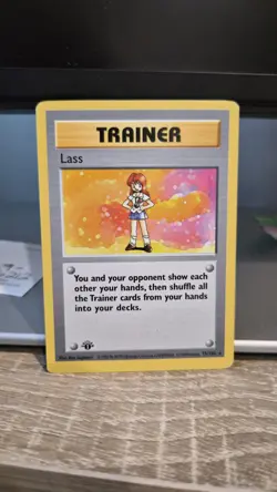 Lass 075/102 Base Set Shadowless 1st Edition WOTC Vintage Pokemon LP+/NM - Image 1