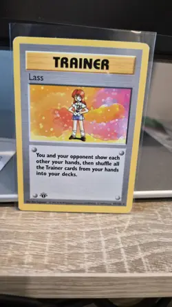 Lass 075/102 Base Set Shadowless 1st Edition WOTC Vintage Pokemon LP+/NM - Image 3