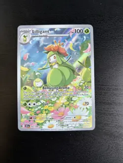 Lilligant 092/086 Illustration Rare Holo Pokemon Card Black Bolt English NM - Image 1