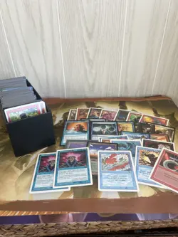 MTG Bundle! Lot Of Vintage & Modern Collection, Playmats & Deck Box Rare/Mythic - Image 3