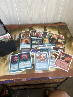 MTG Bundle! Lot Of Vintage & Modern Collection, Playmats & Deck Box Rare/Mythic - Image 4