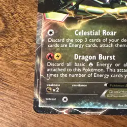The Pokemon Company Pokemon TCG Rayquaza EX Dragons Exalted 85/124 EN 170HP Holo - Image 2
