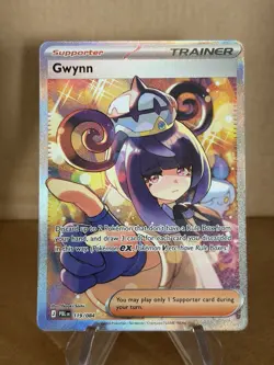 Pokemon TCG Pitch Black Gwynn Special Illustration Rare SIR Trainer 119/084 - Image 1