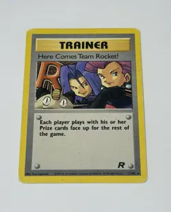 Pokemon Card TCG WotC Here Comes Team Rocket! 71/82 Team Rocket Rare Regular MP - Image 1