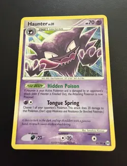 Haunter 41/99 Pokemon Card Arceus Regular Uncommon - Image 1