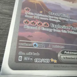 Pokemon SV Scarlet & Violet 151 Charizard EX Card 199/165 NM - Image 2