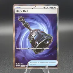 Dark Bell 106/084 Ultra Rare Pitch Black Pokemon Holo Near Mint - Image 1