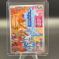 Pokemon TCG Deerling 165/162 SV05: Temporal Forces Holo - Image 1