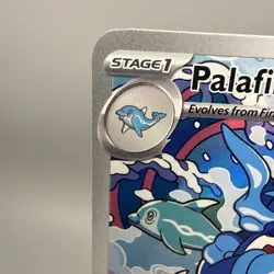 -NEW- 2023 Pokemon Palafin (200/197)-Full Art-Obsidian Flames-Illustration Rare - Image 3