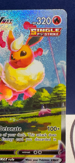 Pokemon TCG: Flareon Vmax Sword & Shield Black Star Promo w/ FREE SHIPPING !! - Image 3