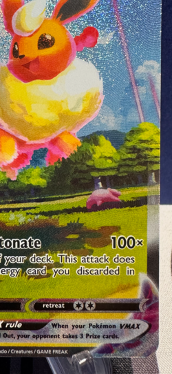 Pokemon TCG: Flareon Vmax Sword & Shield Black Star Promo w/ FREE SHIPPING !! - Image 5