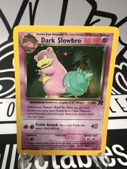 Dark Slowbro #12/82 HOLO Pokemon Team Rocket UNLIMITED VINTAGE LP- - Image 1