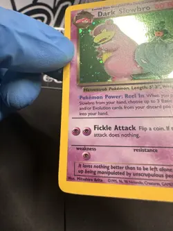 Dark Slowbro #12/82 HOLO Pokemon Team Rocket UNLIMITED VINTAGE LP- - Image 4