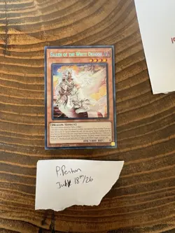 Fallen of the White Dragon BPRO-EN024 1st Ed NM/M Yugioh Card Secret Rare - Image 1